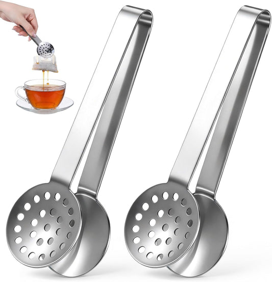 2 Pack Tea Bag Squeezer, Tea Bag Squeezer Tongs, Ergonomic Accessories
