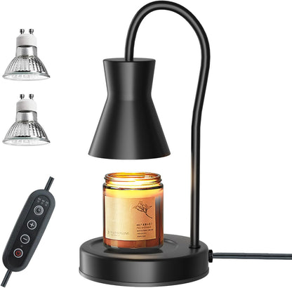 LALISU Candle Warmer Lamp with Timer Electric Candles Light Birthday Gifts