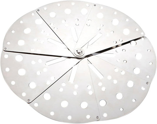 Stainless Steel Spill Stopper Lid Adjustable Size for Kitchen Use