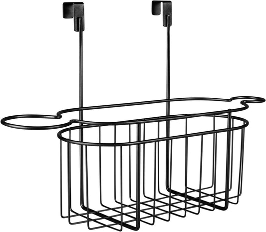 Over the Cabinet Hair Tool Organizer in Matte Black