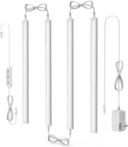 Motion Sensor Cabinet Lighting, 4500K Daylight, 3 Pack 12 inch Linkable