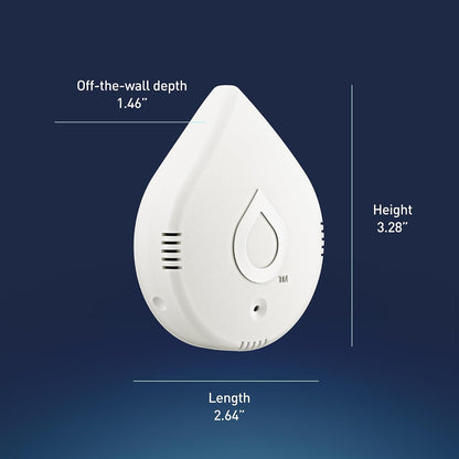 Moen 920-005 Flo Smart Water Leak Detector, White, 3-Pack