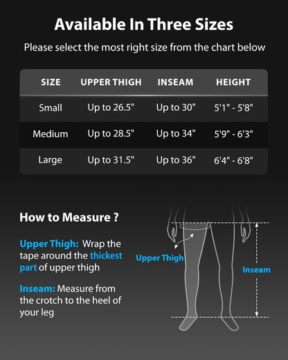 FIT KING Air Compression Leg Massager Recovery System Cordless M | FSA-HSA, Professional Compression Boots, Leg Compression, Sequential Compression Therapy, Fast Athlete Recovery & Circulation