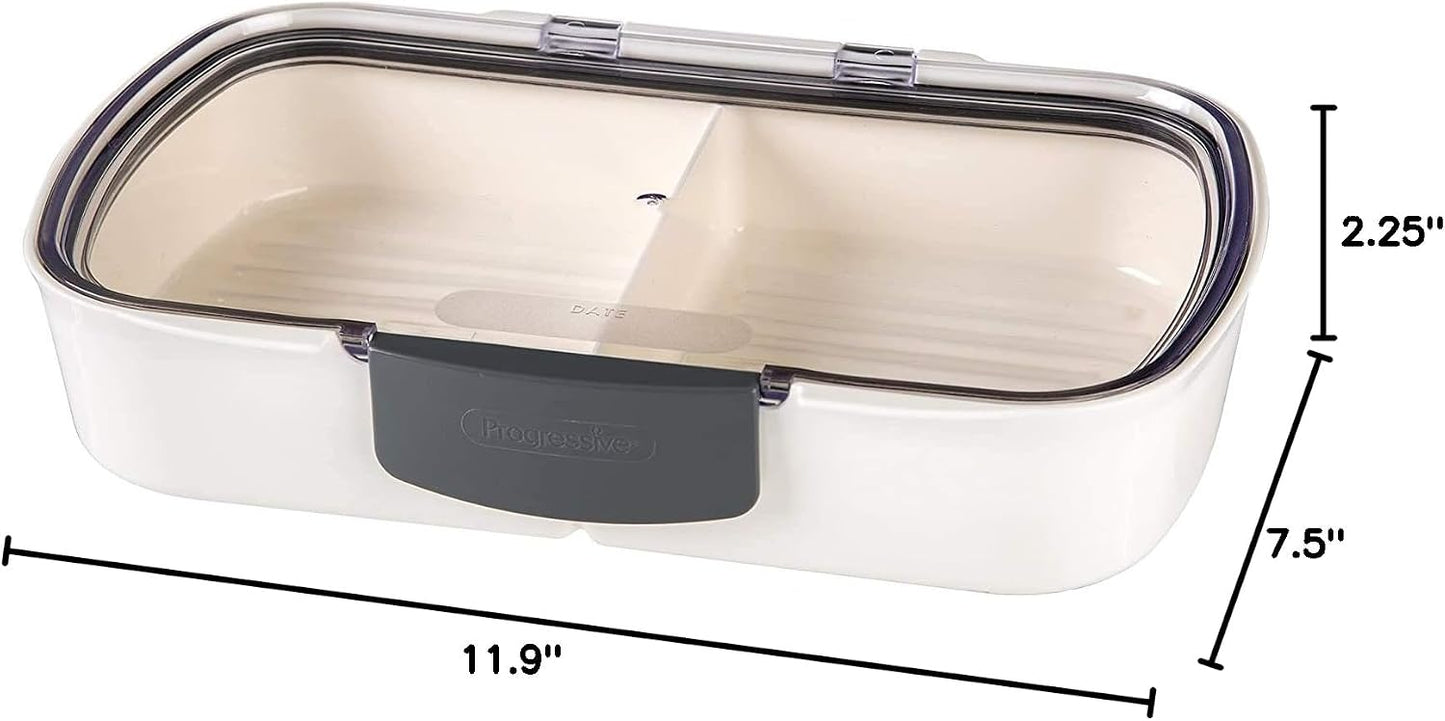 ProKeeper Deli Food Storage Container with Air-Tight Seal and Dry Erase Lid | Ideal for Deli Meats, Cheeses, and Bacon, BPA Free and Dishwasher Safe