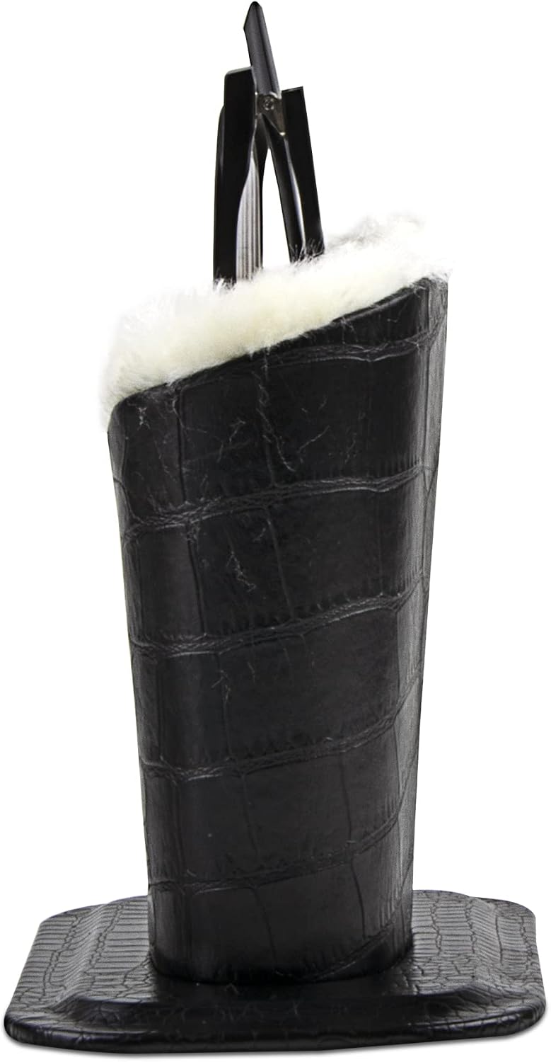 Plush Fluffy Lined Anti-scratch Eyeglasses Holder Protective Glasses Stand Case