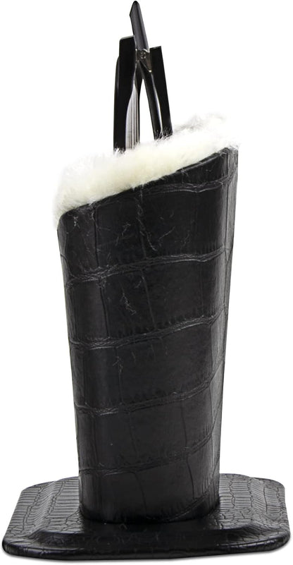 Plush Fluffy Lined Anti-scratch Eyeglasses Holder Protective Glasses Stand Case