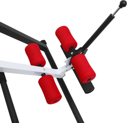 Inversion Table for Back Pain Relief, 330.7lbs Capacity Heavy Duty Inversion Teeter Table with Adjustable Safety Belt & Headrest, Home Back Stretcher Decompression Equipment