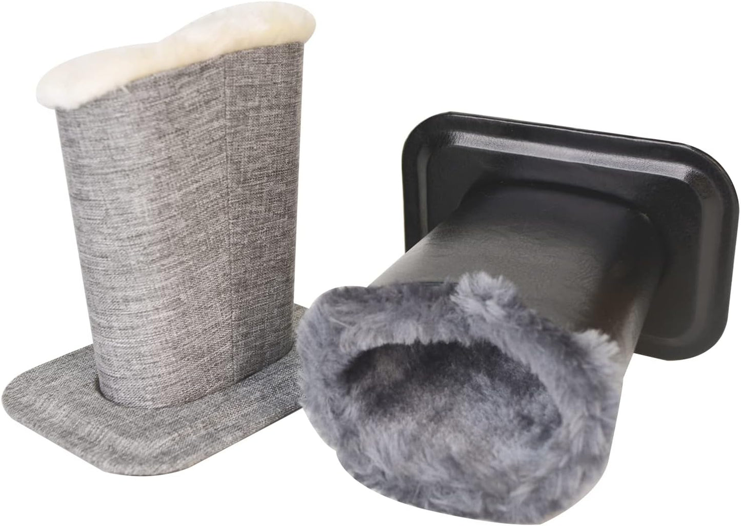 Baitaihem Pack of 2 Plush Lined Eyeglasses Holder Stand Protective Glasses Case For Desks Or Nightstands