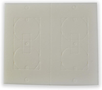 Outlet Gasket SWTCHOUTSL-UNV-CS White 1000-Piece Bulk Pack Foam Insulation for Wall Switch Plate Cover for Home Improvement, Switch Plate Insulator, Outlet Insulator, and Draft Sealer