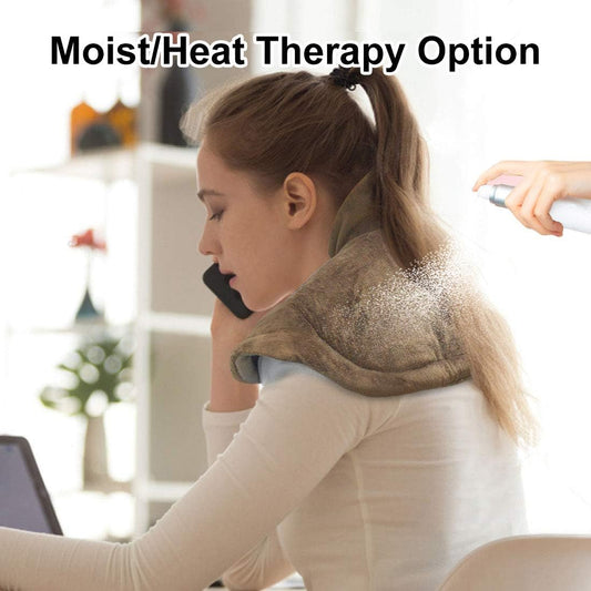 Heating Pad for/Shoulders/Neck/Back/Waist/AbdomenPain and Wrap Cramps Relief - Moist and Dry Heat Therapy with Auto-Off Electric Hot Heated Pad by GOQOTOMO-20 x25“ HW-PJ