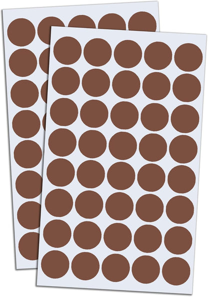2000 Pack, 3/4" Round Colored Dot Stickers Labels - 10 Colors