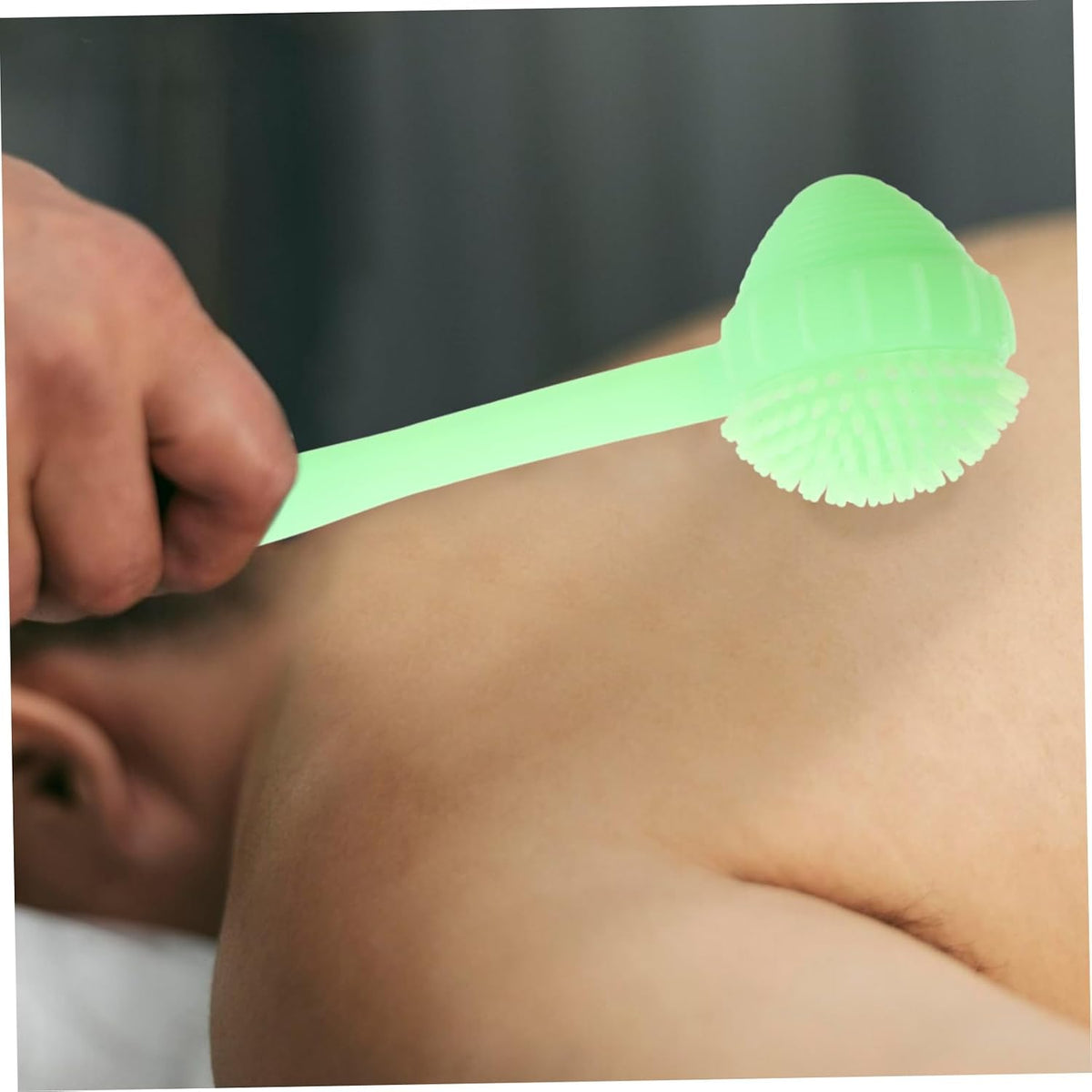 ORFOFE Silicone Body Massager Hammer for Back, Portable