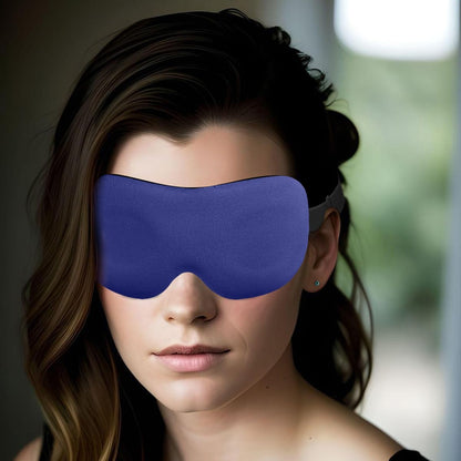 DTS Eye Sleep Mask for Side Sleepers Men Women Zero Eye Pressure 3D Cups Complete Light Blocking Night Blindfold with Adjustable Strap Shade Cover Sleeping Mask for Travel Nap Work Home (Black)