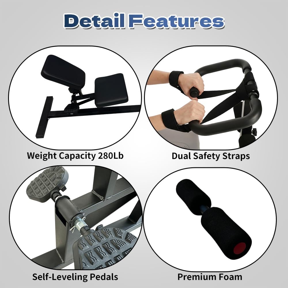 Stretch Machine, Full Body Stretching Equipment for Lumbar Stretching, Lower Back Pain Relief, Flexibility Trainer, Posture Correction