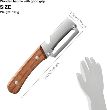 Potato Peelers for Kitchen, 2 Pcs, Just Like Mom's old steel Peeler | for Swivel,Metal,Original,Vegetable,Carrot,left and right handed