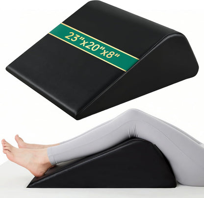 ENITYA Extra Large Massage Table Bolster Pillow for Legs | 23"x20"x8" Knee Pillow with Removable Waterproof Cover,No Assembly Needed,Ideal for Leg Elevation,Physical Therapy,Tattoo