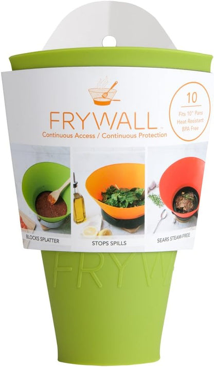 Frywall 10 (Medium) - Red - Splatter Guard, as Seen on Shark Tank