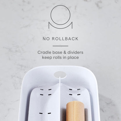 YouCopia StoraRoll Food Wrap Dispenser 3-in-1, Aluminum Foil Wrap Organizer
