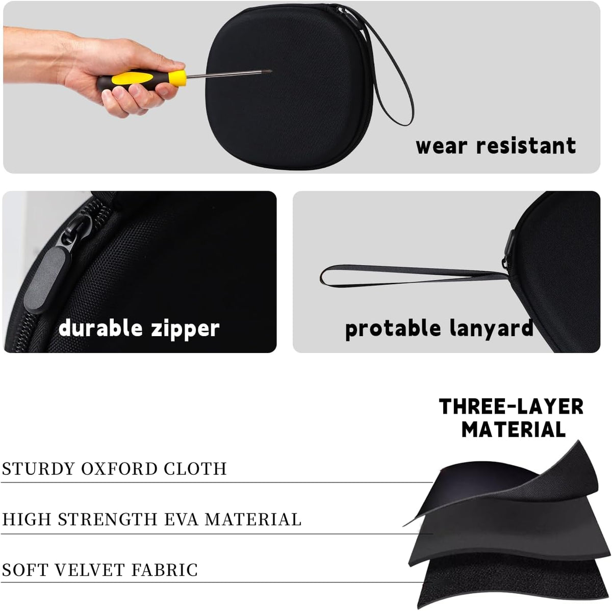 Case for Book Reading Light Compatible with Glocusent & Gritin