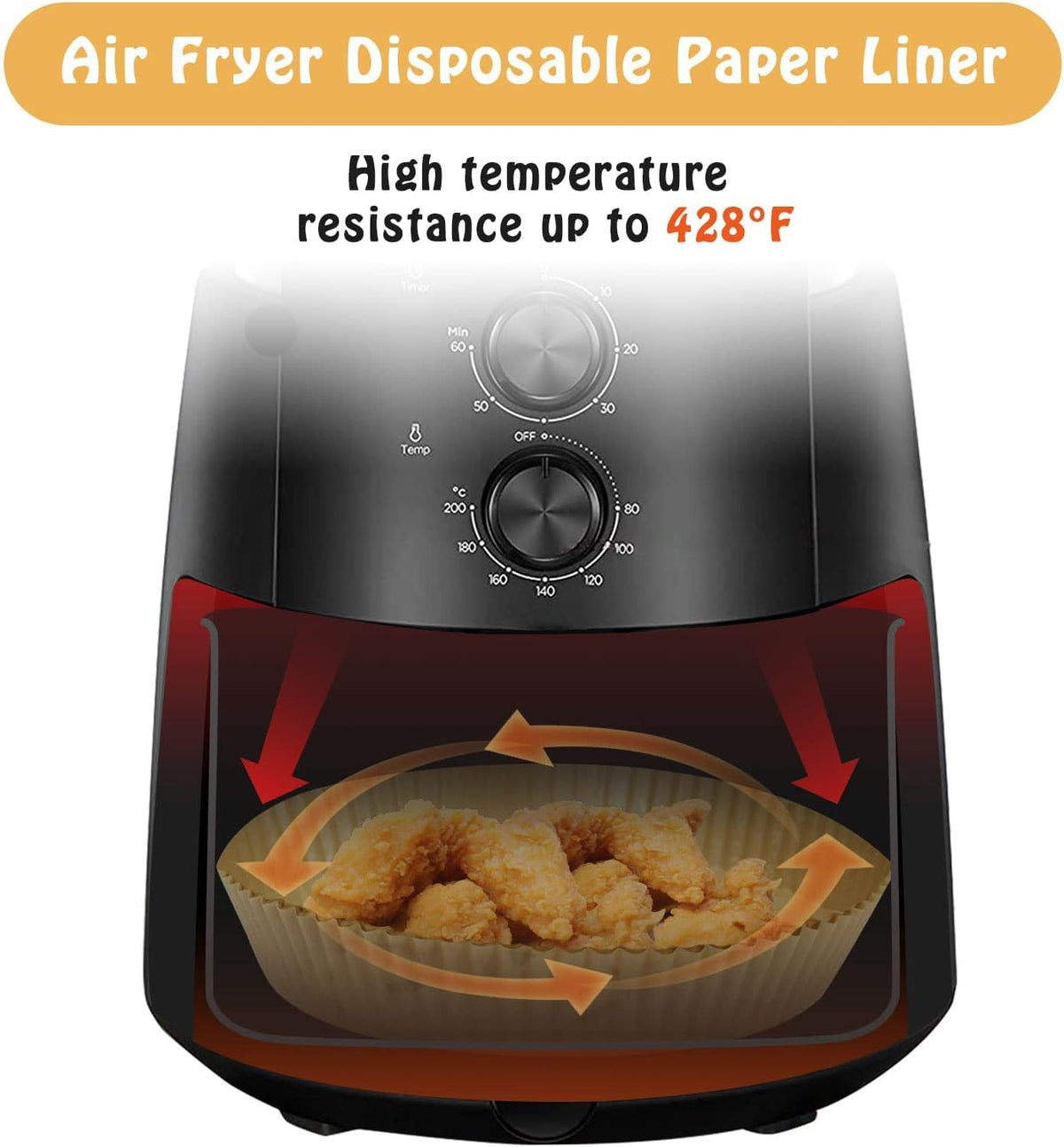 Air Fryer Liners Disposable Parchment Paper for Ninja Air Fryer