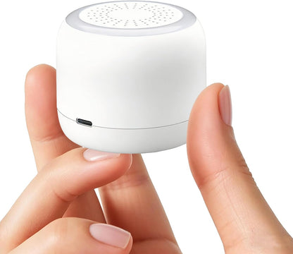 Mini Portable White Noise Machine 22 Soothing Sleep Sounds Sleep Sound Device for Newborn Baby Kids Adults Portable Rechargeable Sleep Brown Noise Machine for Travel Camping Home Office