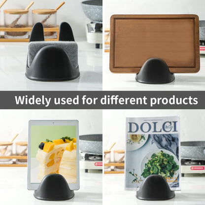 Nihow Ceramic Pot Lid Holder While Cooking for Kitchen Counter/Stove Top | Blue,Stable, Dishwasher Safe, Keep Counter Top Tidy and Clean,Water Proof,Saving Space,Heat Resistant