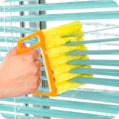 Blind Cleaner Tool, Mini Blind Duster Clean Brush, Dust Venetian Brush, Yellow S29