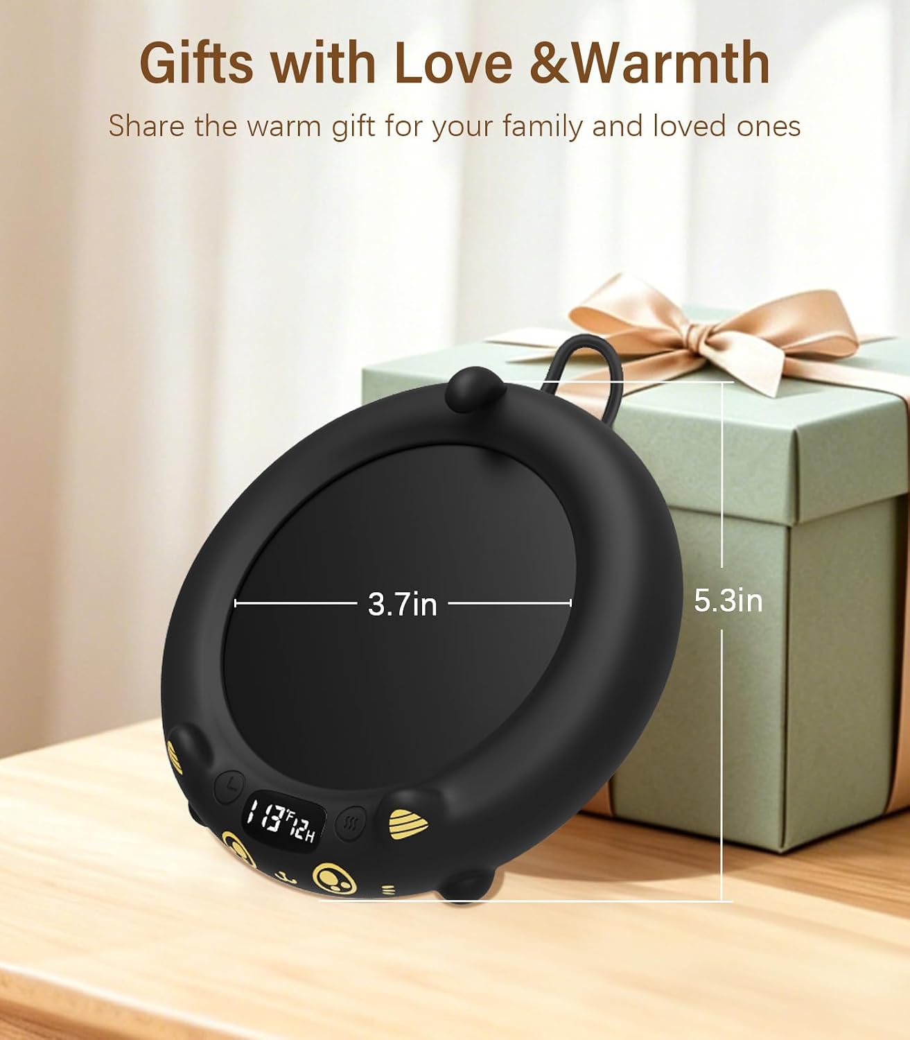 Supsonic Coffee Mug Warmer, Cup Warmer for Desk with 4 Temp Settings | Fast heating beverage, 2-12h Auto shut-off, Constant temperature, Smart gift for women men, Works with tea, milk, candle