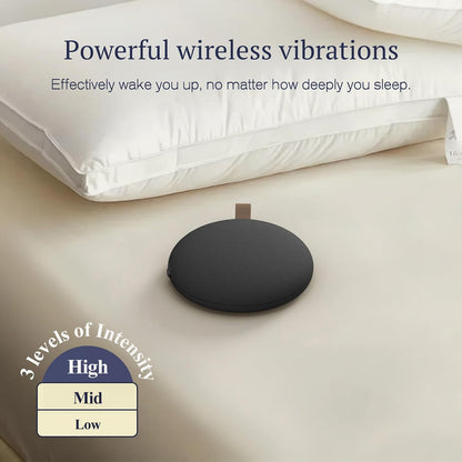 ANJANK Extra Loud Alarm Clock with Wireless Bed Shaker, Vibrating Dual Alarm with Light Wake Up for Heavy Sleepers & Hearing Impaired, 9-Color Night Light, 8 Sounds, 0-100% Dimmer, USB Charger