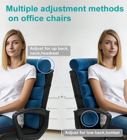 Ergonomic Lumbar Support Pillow for Office Chair,Adjustable Back Cushion