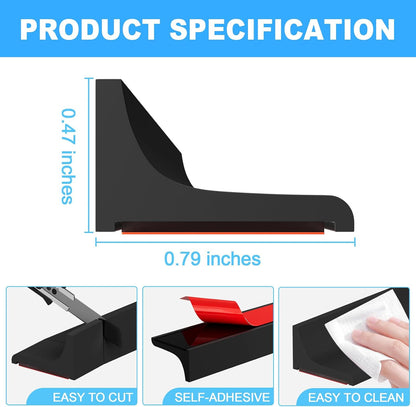 Duzzy Shower Threshold Water Dam Guard, Silicone Rubber Shower Door Bootom Seal Strip for Walk in Shower (39 Inch, Clear)