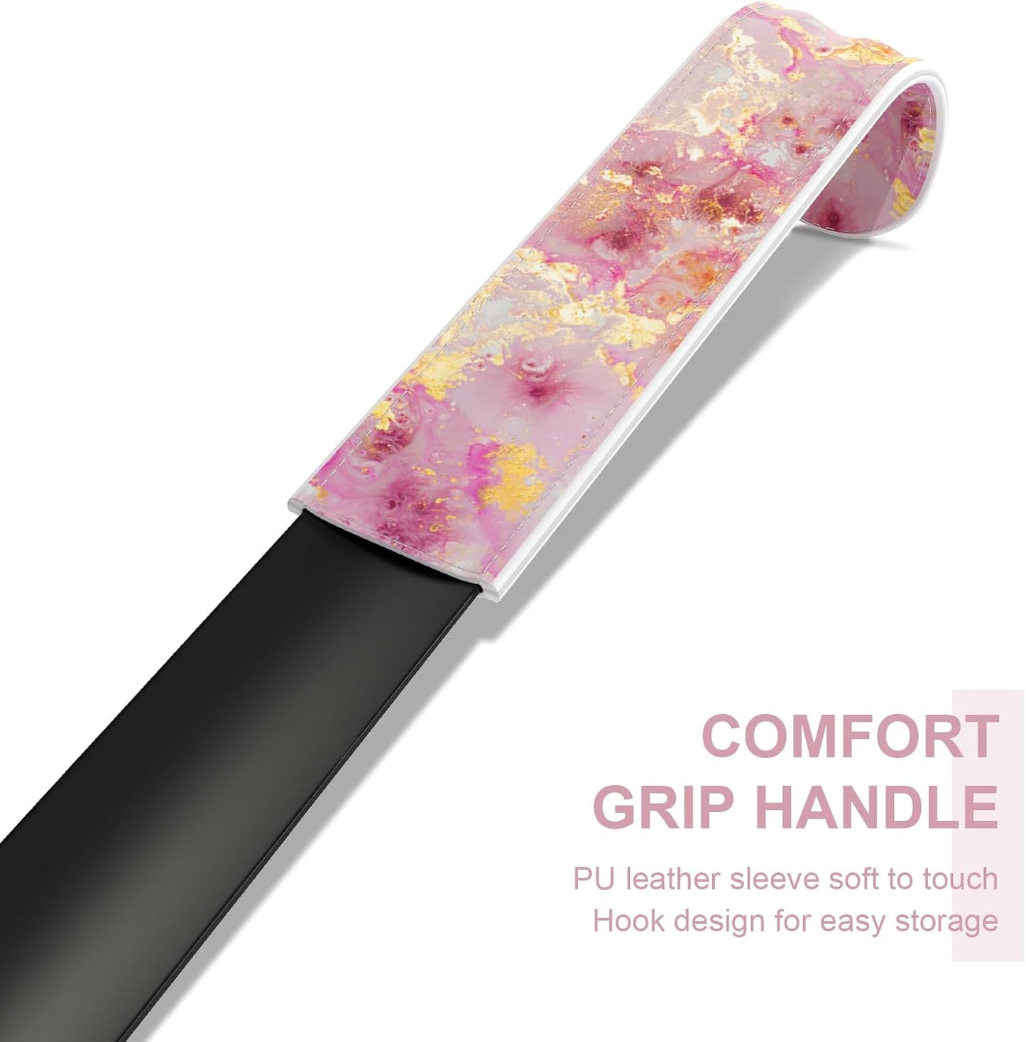 16.5 Inch Long Handle Shoe Horn for Seniors Men Women Kids, Metal Shoe Horns for Boots
