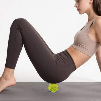 2PCS Firm Massage Lacrosse Balls for Myofascial Release, Muscle Knots, Trigger Point Therapy, Yoga Deep Tissue Massage, Foot Plantar Fasciitis, Muscle Soreness Massager Ball