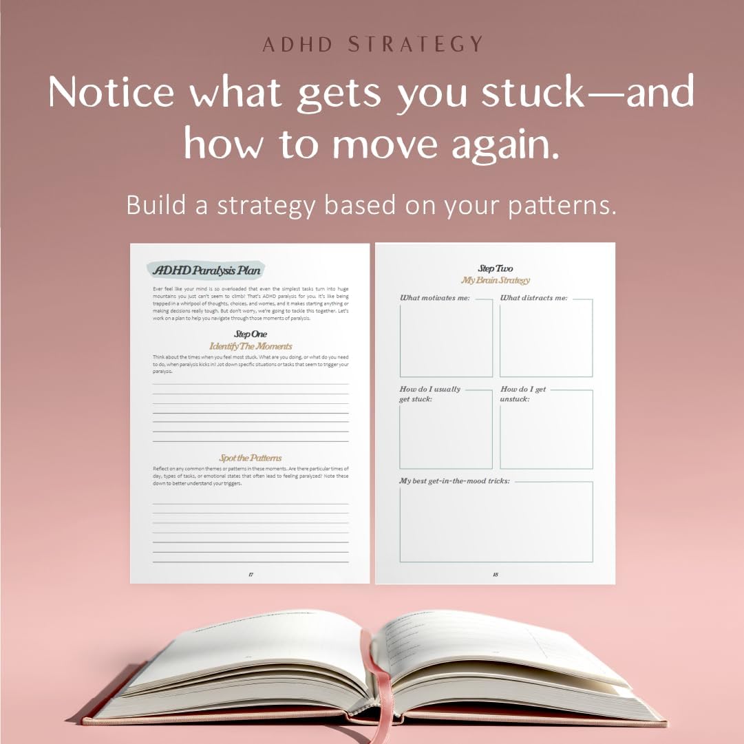 The ADHD Planner for Adults - Undated Daily & Weekly ADHD Journal for Disorganized People, 90 Days - Habit Tracker, Record Emotions & Mood - Academic Goals - Structure & Focus for Adults Brains