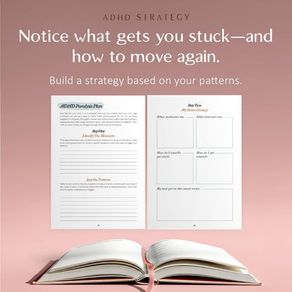 The ADHD Planner for Adults - Undated Daily & Weekly ADHD Journal for Disorganized People, 90 Days - Habit Tracker, Record Emotions & Mood - Academic Goals - Structure & Focus for Adults Brains