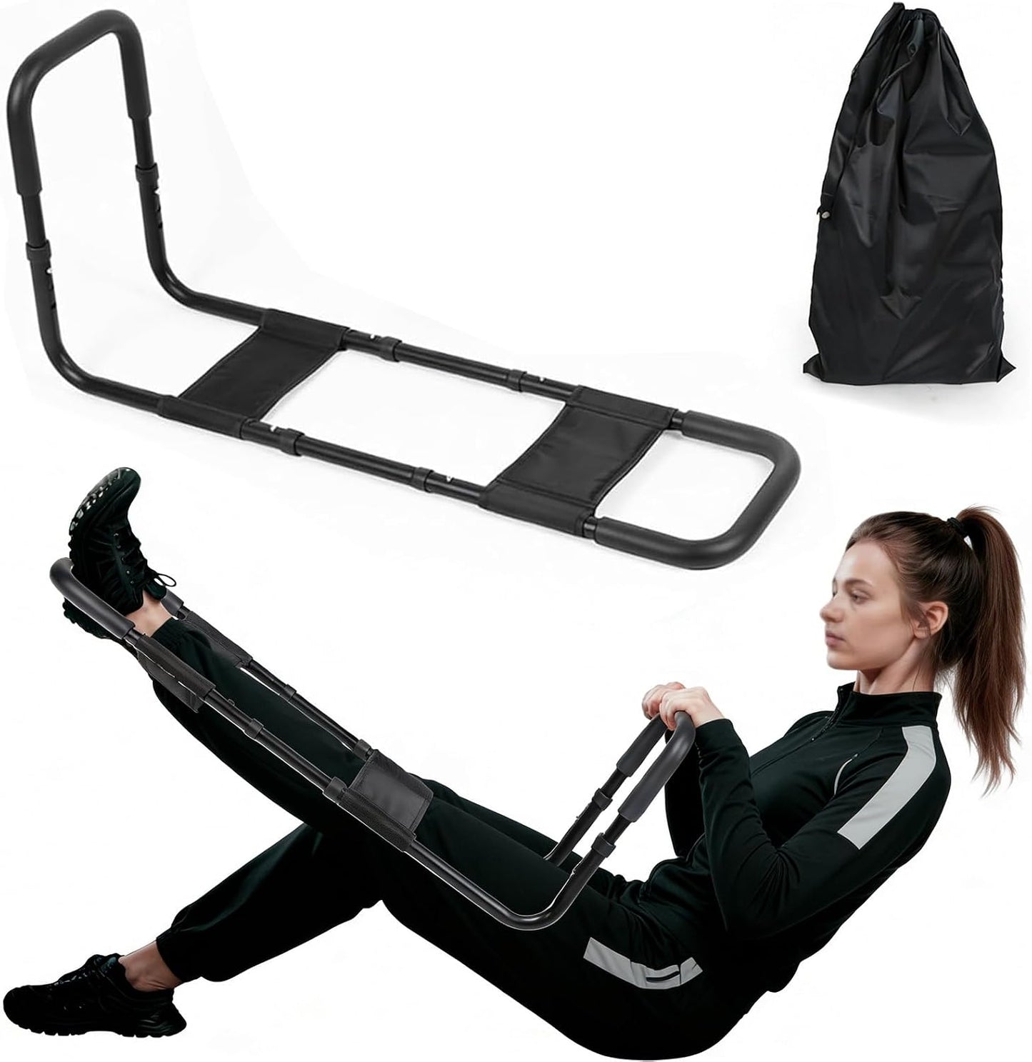 Adjustable Hamstring Stretcher for Knee Extension & Pain Relief – Multifunctional Leg, Calf, Hip & Lower Back Stretcher Device, Decompression & Physical Exercise Equipment for Flexibility & Workout