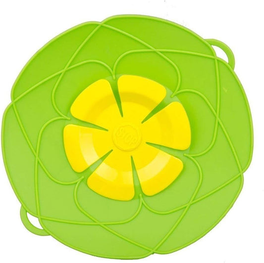1Pc Silicone Spill Stopper Pot Pan Lid, Multi-Function Kitchen Tool, Boil Over Safeguard