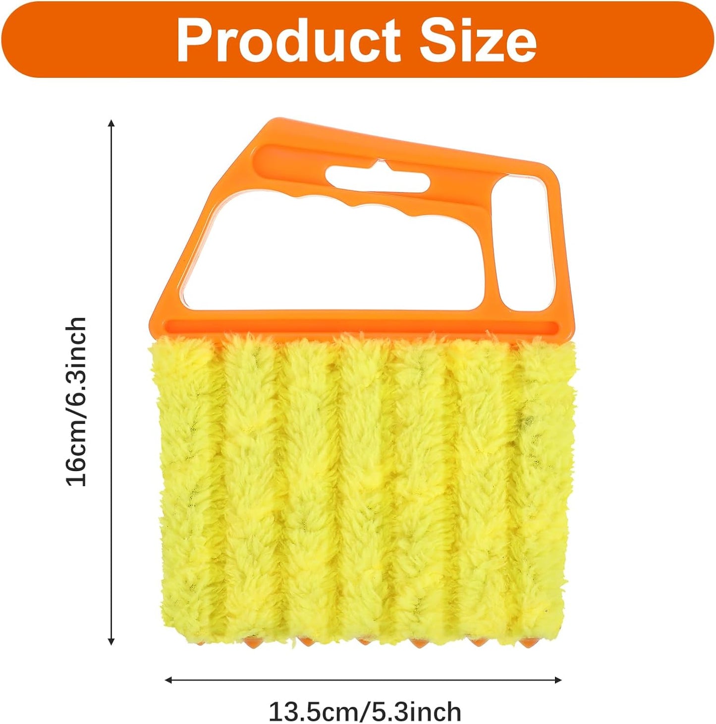 12pcs blinds cleaner tool handheld mini blind cleaner for vinyl blinds 7Finger Washable blind cleaners duster tool for Air Conditioner Window Fan Siding Dust Dirty Removable window cleaners
