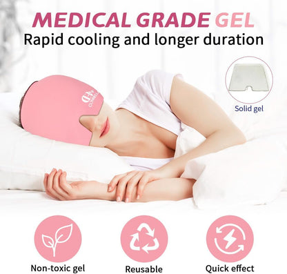 Migraine Relief Cap, Soothing Headache Ice Face Mask Products