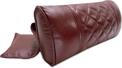 Octane Seating Pillow for Recliner Chairs | Diamond Stitching | Brown Italian Leather
