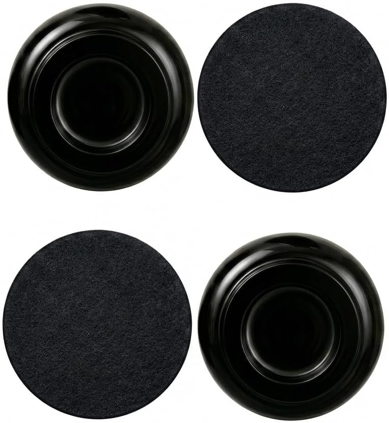 Caster Cups,Piano Caster Cups Furniture Coasters for Hardwood Floors Wood Floor Protectors for Furniture Piano Floor Protectors (Natural)