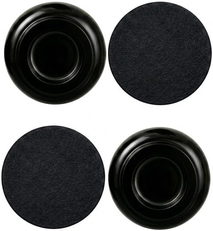 Caster Cups,Piano Caster Cups Furniture Coasters for Hardwood Floors Wood Floor Protectors for Furniture Piano Floor Protectors (Natural)