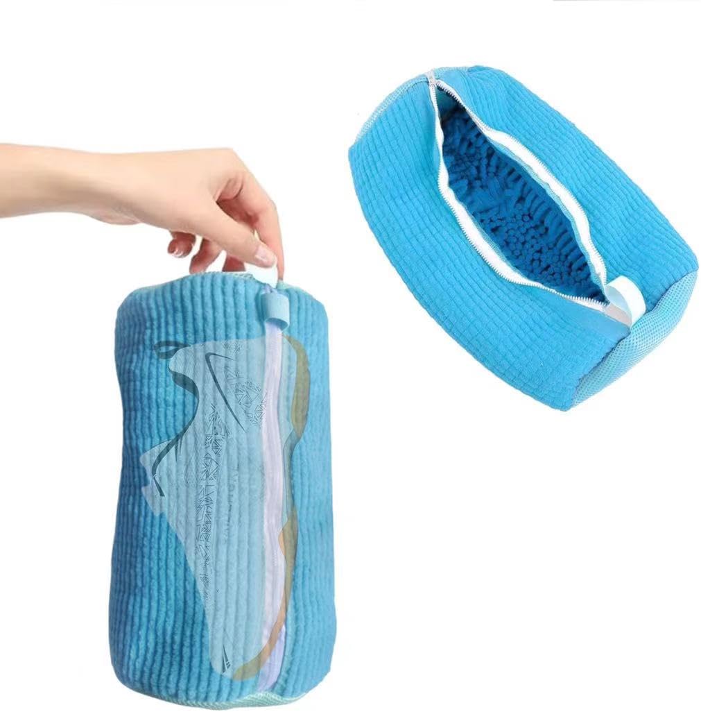 2Pcs Shoe Washing Machine Bag Laundry Shoe Bags for Washing Machine, Shoe Washing Bag Shoe Laundry Bag for Washer and Dryer Reusable Shoe Washing Bags (Grey)