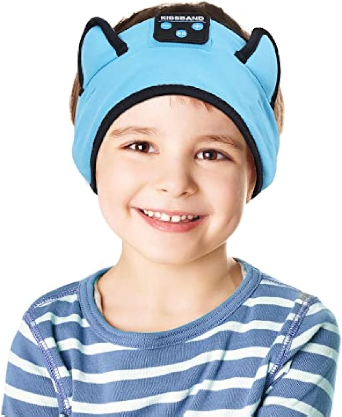 KIDSBAND Kids Bluetooth Headphones, Sleep Headband [Wireless & Wired Playback 2in1] Foldable Headphones for School/Travel/Tablet/Sleep