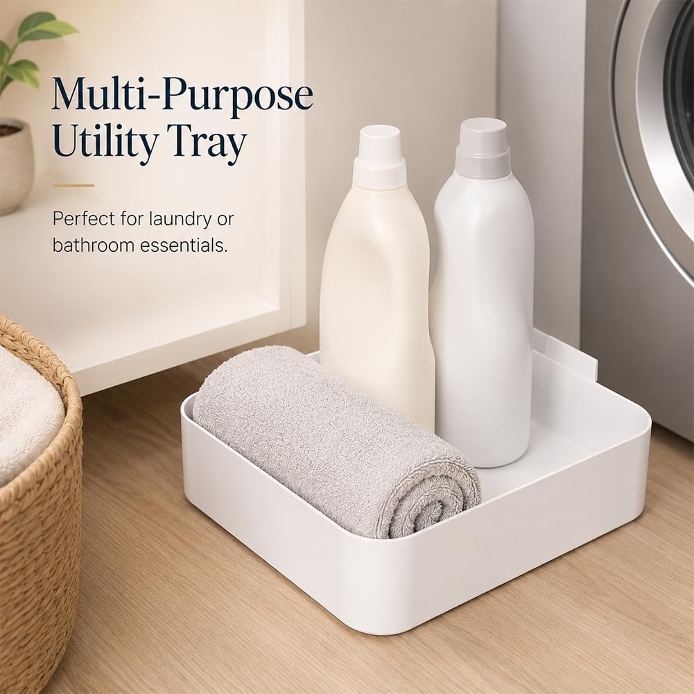 Universal Front-Load Washing Machine Drain Pan，1set | Washing Machine Drainage Tray, Easy Installation for Basements, Apartments, Mobile Homes, Garages, and Rentals