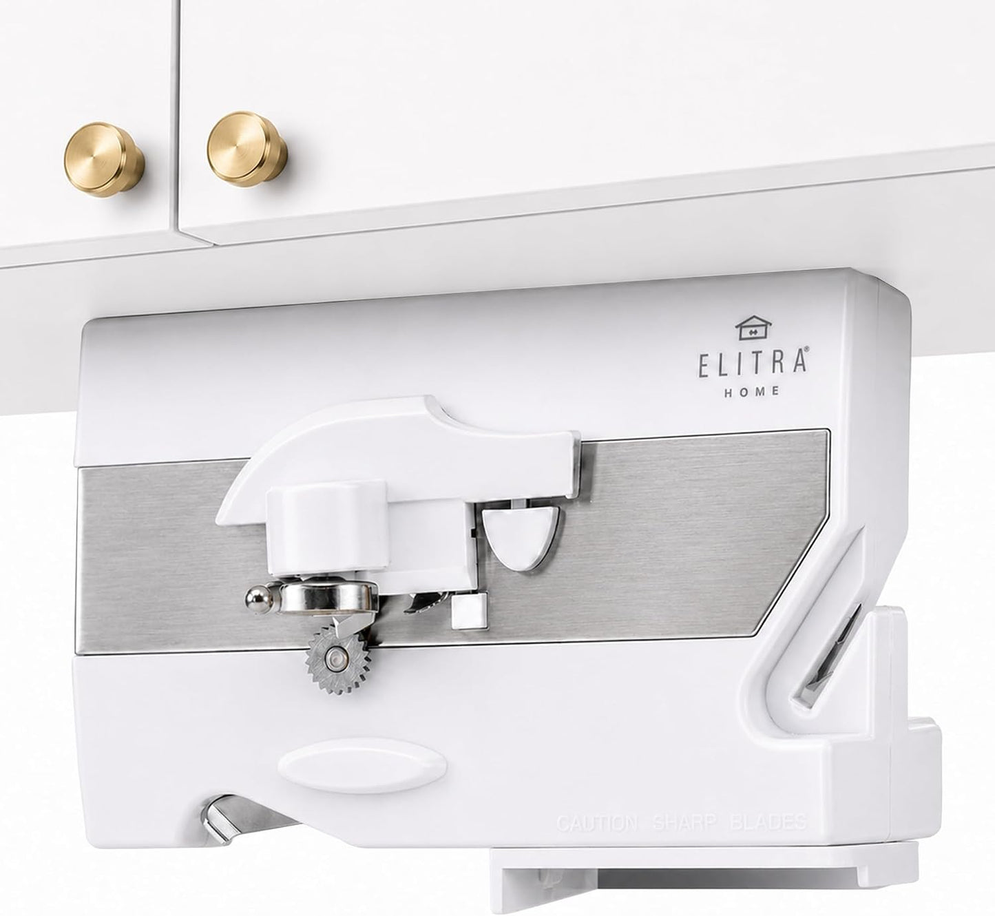 ELITRA HOME – Elitra 4-In-1 Under The Cabinet Electric Can Opener – White