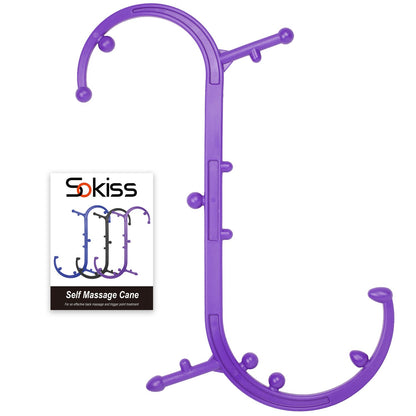 Self Message Cane for an Effective Back Message and Trigger Point Treatment