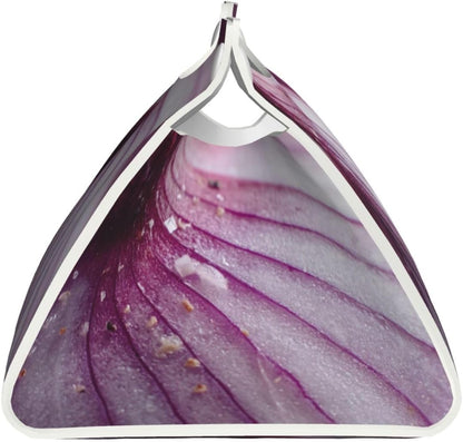 Cut Onion Tissue Box Cover Rectangle Pu Leather Tissue Box Holder for Car Bathroom Bedroom Desk Tabletop Decor