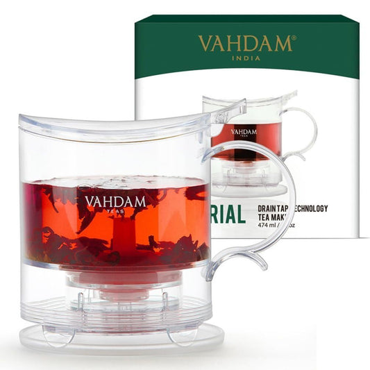 VAHDAM Imperial Tea Infuser(16oz) Stylish Teapot |Smart Tea Maker
