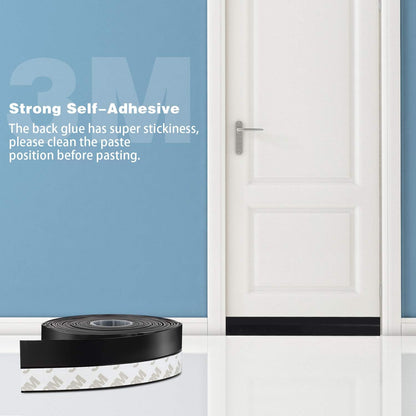 26 Feet Silicone Seal Strip,Door Weather Stripping Door Seal Strip Window Seal Silicone Sealing Tape for Door Draft Stopper Adhesive Tape (Transparent, 45mm)